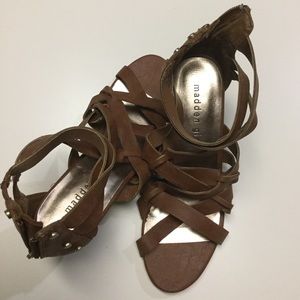 Madden Girl Strappy Open Toe Wedge